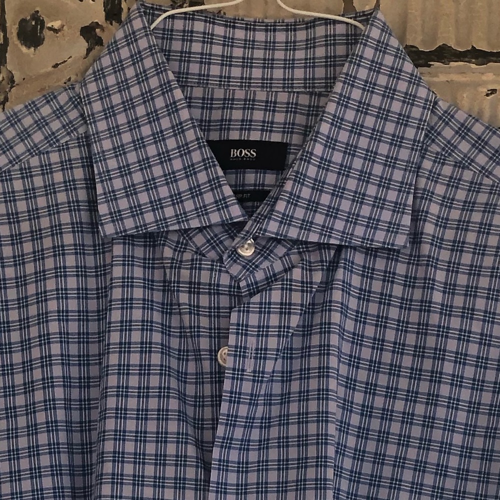 Hugo Boss Blue Men’s Dress Shirt